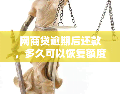 网商贷逾期后还款，多久可以恢复额度以及使用条件分析