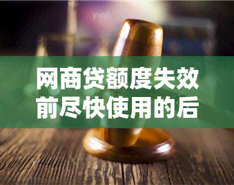 网商贷额度失效前尽快使用的后果与处理方法