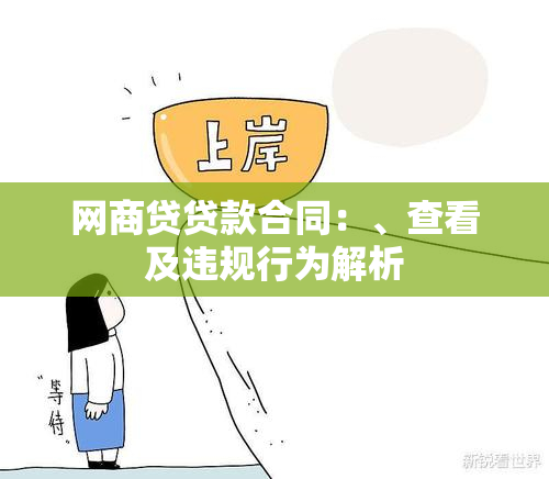 网商贷贷款合同：、查看及违规行为解析