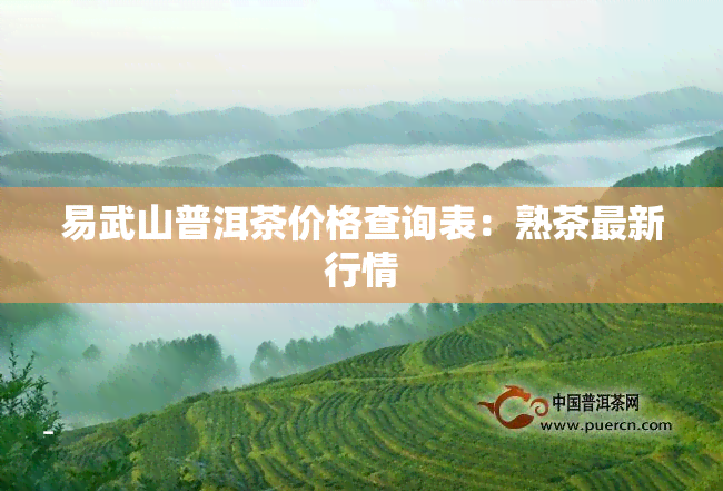 易武山普洱茶价格查询表：熟茶最新行情