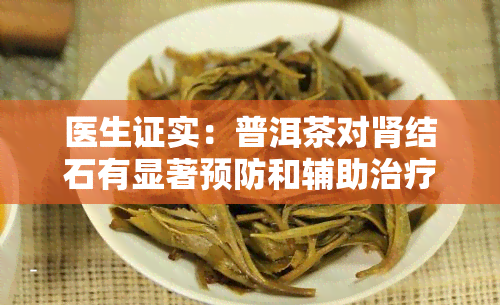 医生证实：普洱茶对肾结石有显著预防和辅助治疗作用，你可以放心喝！