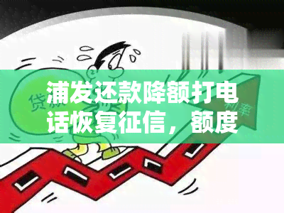 浦发还款降额打电话恢复，额度正常：2020年三个工作日内完成