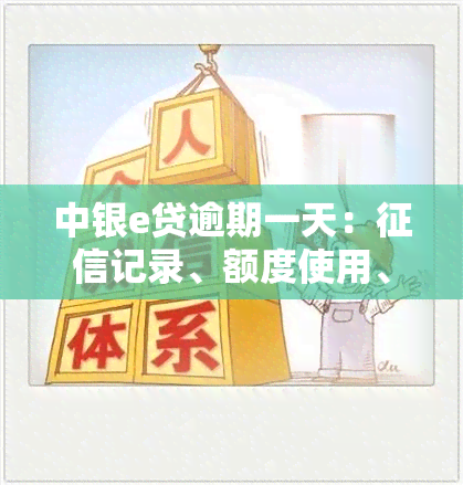 中银e贷逾期一天：记录、额度使用、下次提款影响及还款后借款时间