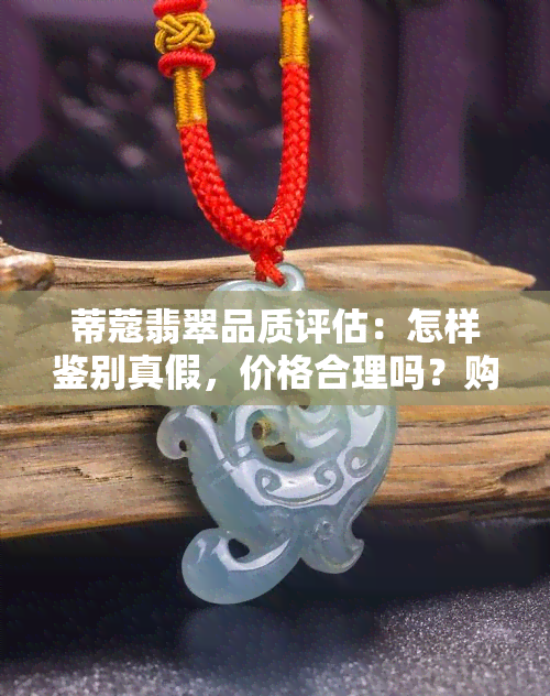 蒂蔻翡翠品质评估：怎样鉴别真假，价格合理吗？购买前需了解的全面指南