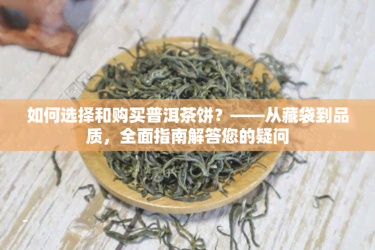 如何选择和购买普洱茶饼？——从藏袋到品质，全面指南解答您的疑问