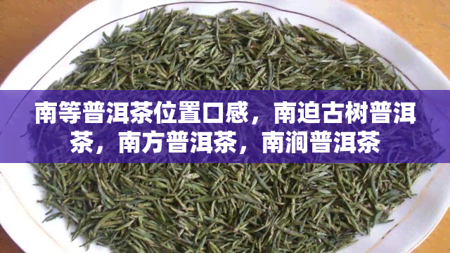 南等普洱茶位置口感，南迫古树普洱茶，南方普洱茶，南涧普洱茶