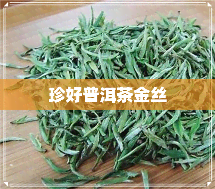 珍好普洱茶金丝