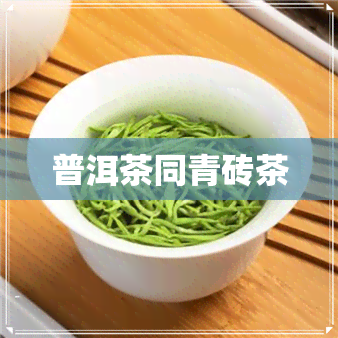 普洱茶同青砖茶