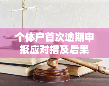 个体户首次逾期申报应对措及后果