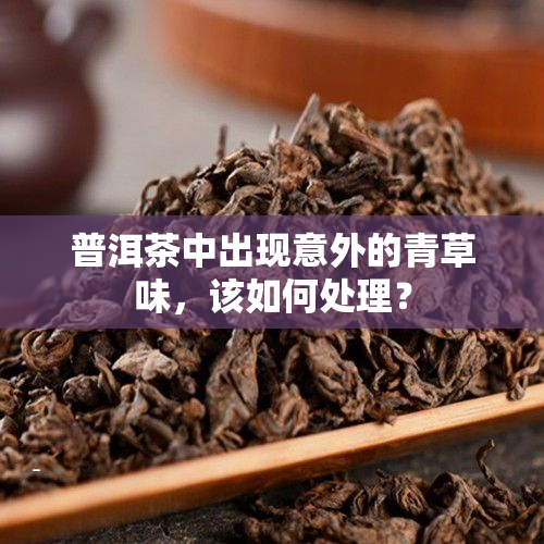普洱茶中出现意外的青草味，该如何处理？