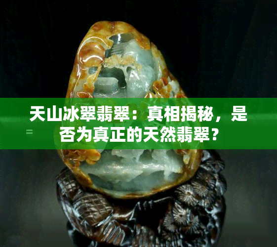 天山冰翠翡翠：真相揭秘，是否为真正的天然翡翠？