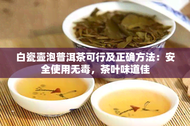 白瓷壶泡普洱茶可行及正确方法：安全使用无，茶叶味道佳