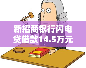 新招商银行闪电贷借款14.5万元还借呗划算吗？