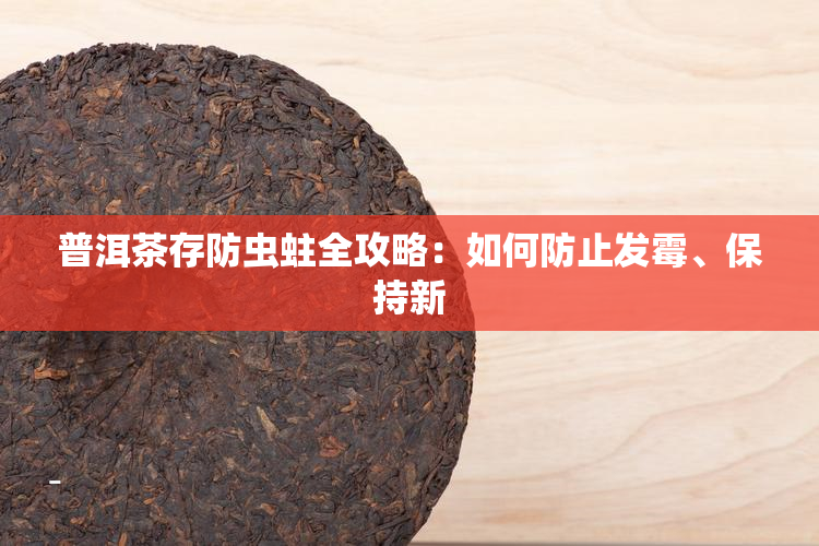 普洱茶存防虫蛀全攻略：如何防止发霉、保持新
