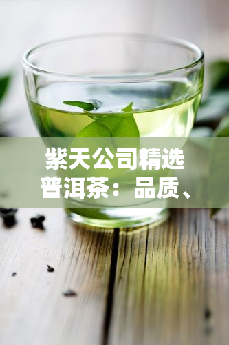 紫天公司精选普洱茶：品质、历与传承的完美融合