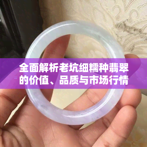 全面解析老坑细糯种翡翠的价值、品质与市场行情，助您了解如何鉴定和购买