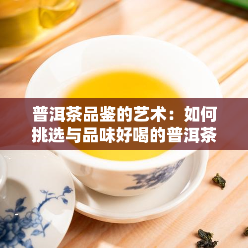 普洱茶品鉴的艺术：如何挑选与品味好喝的普洱茶