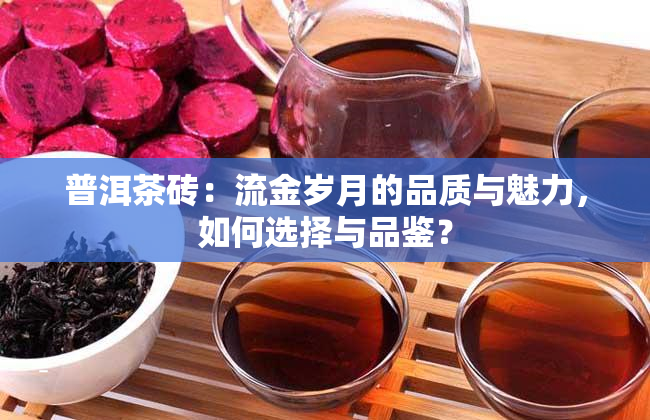 普洱茶砖：流金岁月的品质与魅力，如何选择与品鉴？