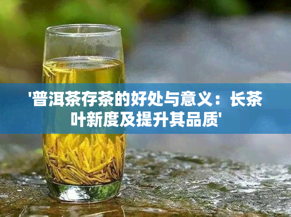 '普洱茶存茶的好处与意义：长茶叶新度及提升其品质'