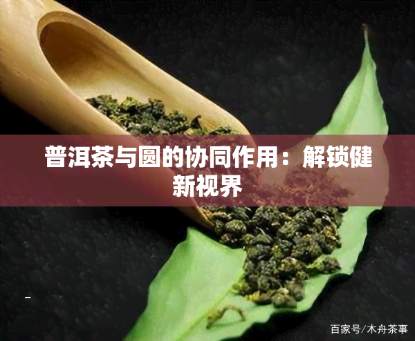 普洱茶与圆的协同作用：解锁健新视界