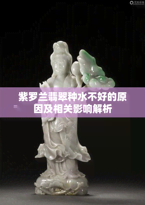 紫罗兰翡翠种水不好的原因及相关影响解析