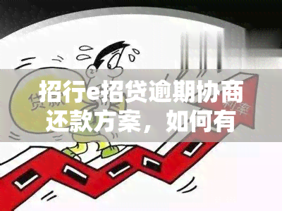 招行e招贷逾期协商还款方案，如何有效处理？