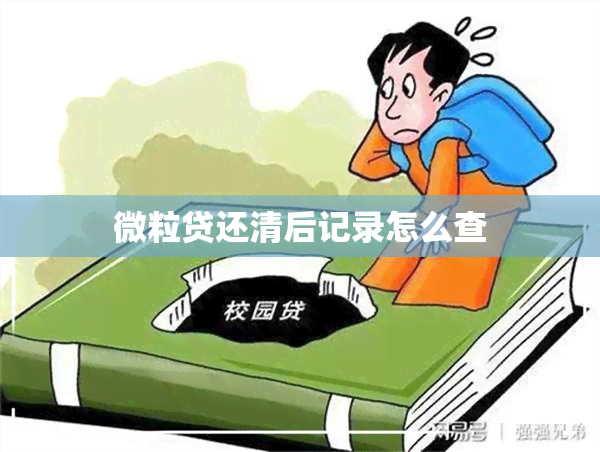 微粒贷还清后记录怎么查