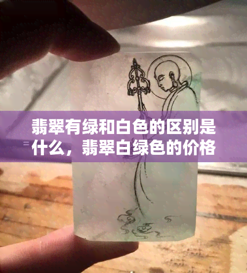 翡翠有绿和白色的区别是什么，翡翠白绿色的价格