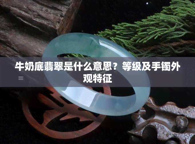 牛奶底翡翠是什么意思？等级及手镯外观特征