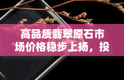 高品质翡翠原石市场价格稳步上扬，投资收藏双丰收