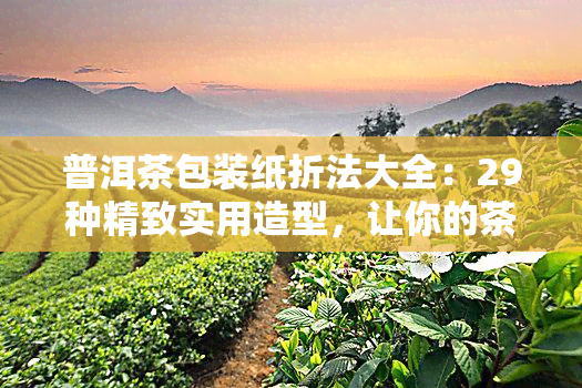 普洱茶包装纸折法大全：29种精致实用造型，让你的茶盒瞬间提升档次