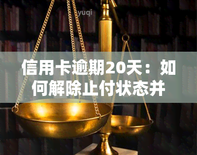 信用卡逾期20天：如何解除止付状态并恢复信用？