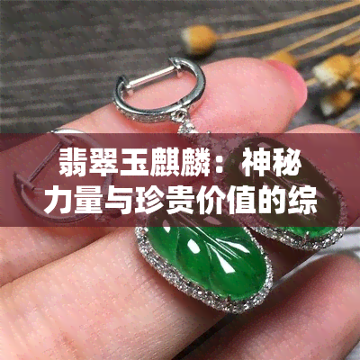 翡翠玉麒麟：神秘力量与珍贵价值的综合体现