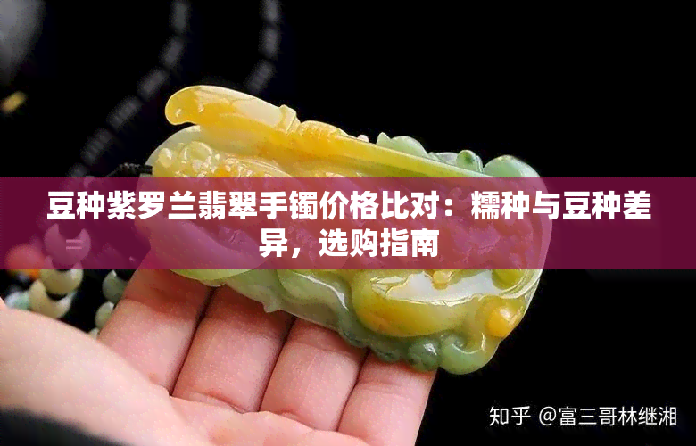 豆种紫罗兰翡翠手镯价格比对：糯种与豆种差异，选购指南