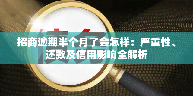 招商逾期半个月了会怎样：严重性、还款及信用影响全解析