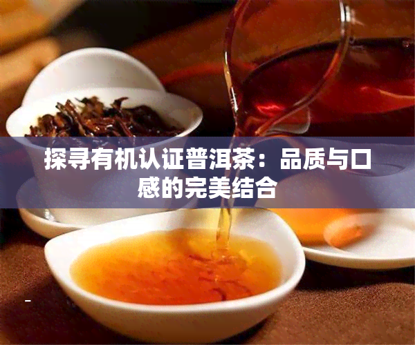 探寻有机认证普洱茶：品质与口感的完美结合