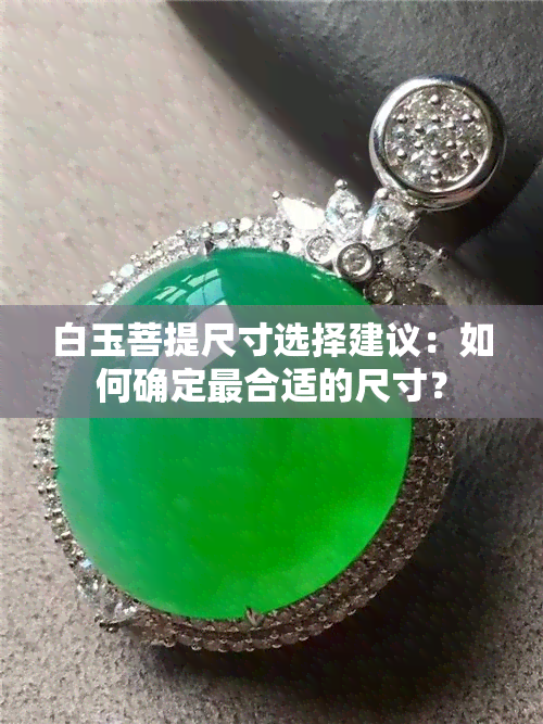 白玉菩提尺寸选择建议：如何确定最合适的尺寸？