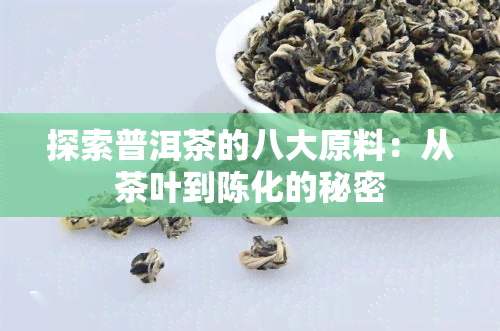 探索普洱茶的八大原料：从茶叶到陈化的秘密