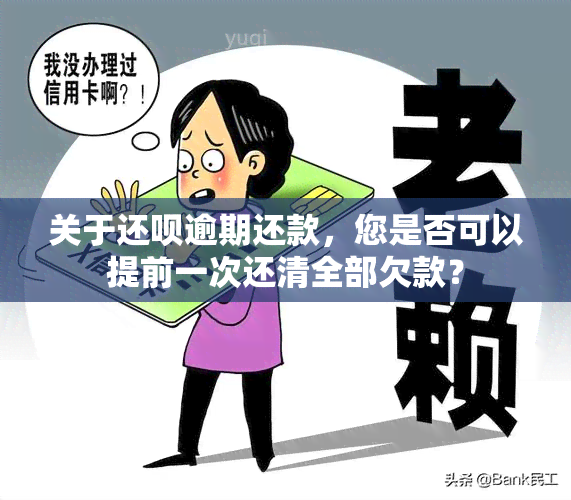 关于还呗逾期还款，您是否可以提前一次还清全部欠款？