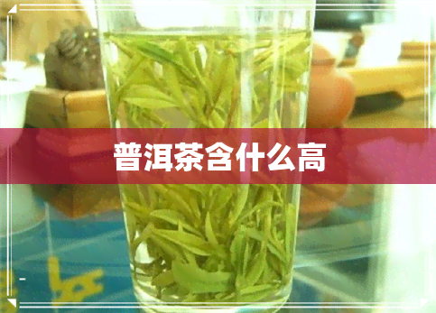 普洱茶含什么高