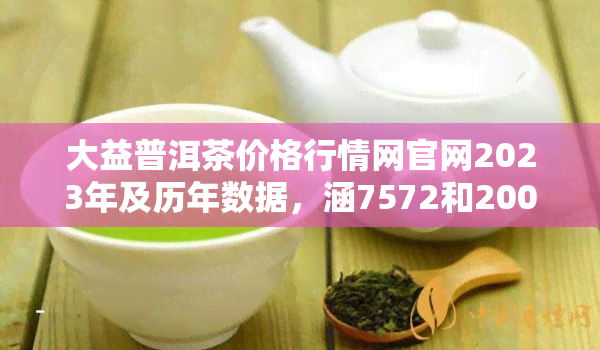 大益普洱茶价格行情网官网2023年及历年数据，涵7572和2003年份