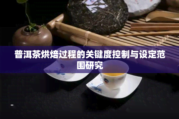 普洱茶烘焙过程的关键度控制与设定范围研究