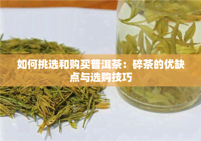 如何挑选和购买普洱茶：碎茶的优缺点与选购技巧