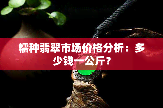 糯种翡翠市场价格分析：多少钱一公斤？