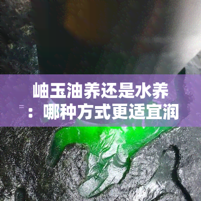 岫玉油养还是水养：哪种方式更适宜润泽岫玉？