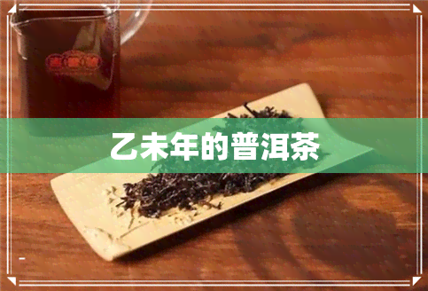 乙未年的普洱茶