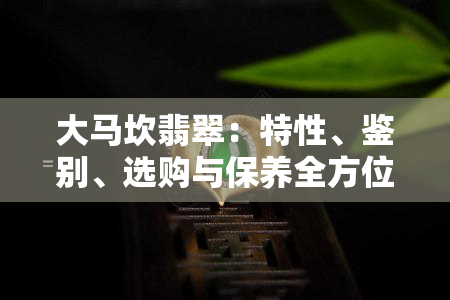 大马坎翡翠：特性、鉴别、选购与保养全方位解析