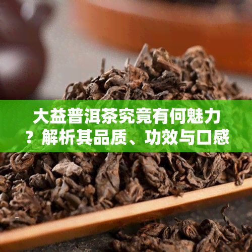 大益普洱茶究竟有何魅力？解析其品质、功效与口感等全方位优劣