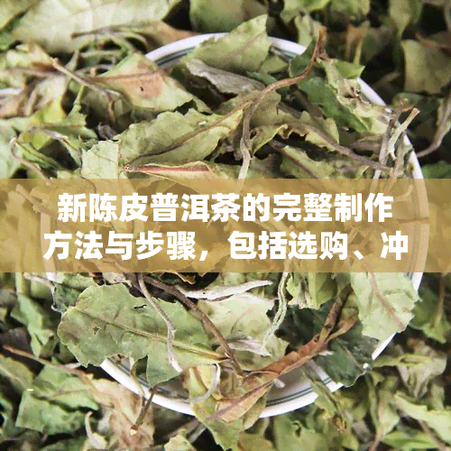 新陈皮普洱茶的完整制作方法与步骤，包括选购、冲泡和品鉴技巧