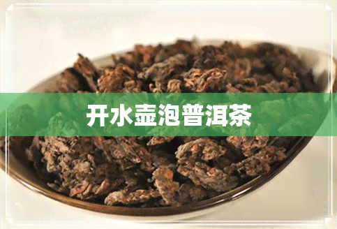 开水壶泡普洱茶